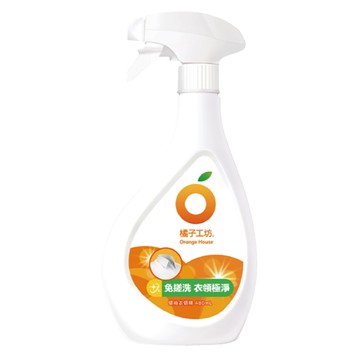 Orange House 橘子工坊 領袖衣領精  免搓洗  天然橘油擊垢配方  兩用噴頭 480mL  1瓶