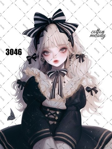 original sticker o.3046 人物貼紙 原創貼紙 cotton melody