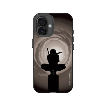 iPhone 16 Clear (相機按鈕) 酷墨灰 - 火影忍者 Naruto - 宇智波鼬-剪影