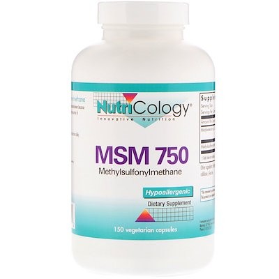 メチルスルフォニルメタン（MSM）750、植物性カプセル150錠