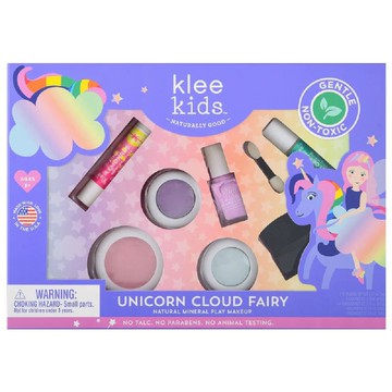 美國 Klee Kids - 童話精靈玩美彩妝組-彩虹紫礦物眼影 (2g)+幻彩藍礦物眼影 (2g)+輕柔粉礦物腮紅 (3.5g)...