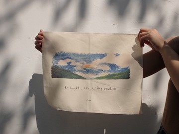 布藝海報 : Be Bright..