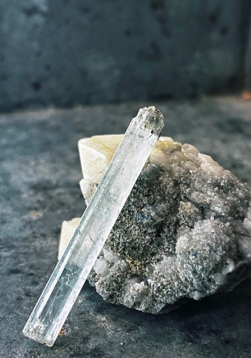 巴基斯坦 海藍寶 礦石原石 擺件