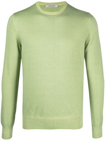 Fileria - fine-knit crew-neck jumper - men - Virgin Wool - 54 - Green