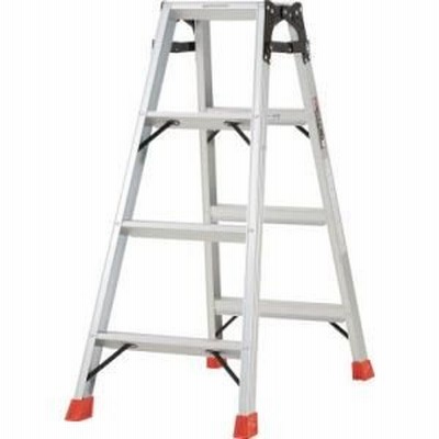 はしご兼用脚立 アルミ合金製脚カバー付 高さ1.11m TPRK-120 メーカー直送 代引不可 北海道・離島・沖縄不可
