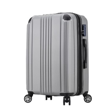 Bogazy 美好時光 29吋超輕量可加大密碼鎖行李箱(銀灰)