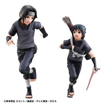 ☆ JB _TOYS ☆【再販】日版 GEM 火影忍者 疾風傳 宇智波鼬&宇智波佐助 PVC 完成品