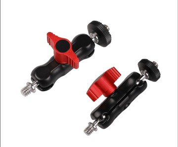 豌豆魔術手臂 (s) 兩頭螺絲可以180度調整方向 強韌鋁合金旋鈕緊鎖螺絲不易鬆脫