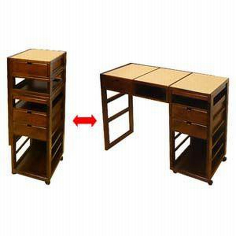 豊岡クラフト 受注生産 シニアコレクション 机・キャビネット 双様