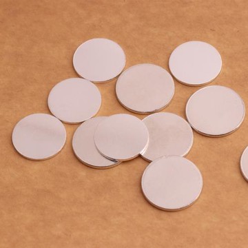 足銀9999光面亮面圓片純銀銀料銀片送禮刮痧片diy無印記小銀片