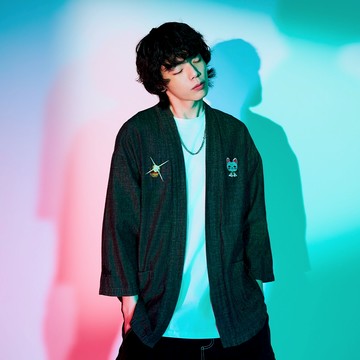 CACO-膽大黨元素-羽織薄外套-男女共穿【L1DN009】