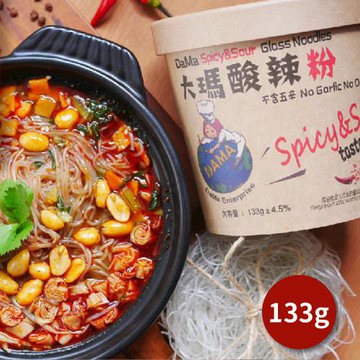大瑪南洋蔬食 酸辣粉 9碗(133g/碗)-全素