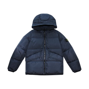 Stone Island - Navy Puffer Down Jacket