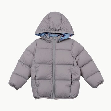 【麗嬰房les enphants】太空探險輕量雙面羽絨外套 | 官方旗艦 天然羽絨 雙面穿搭 輕盈保暖 防風防潑水 附收納袋