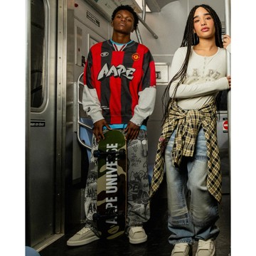 【 B.O.B 潮牌服飾代購 】AAPE 限量迷彩滑板（現貨馬上出）