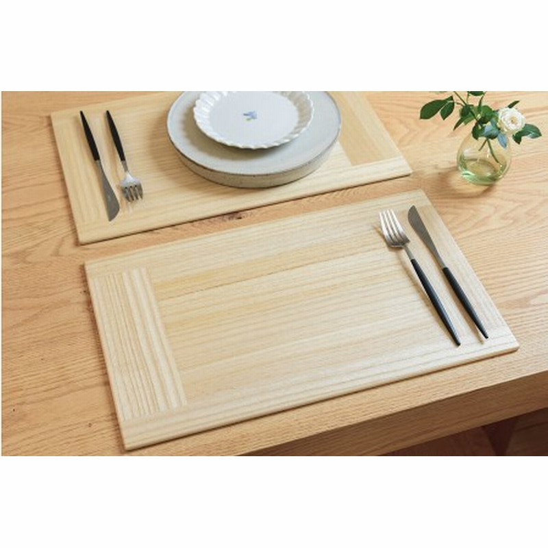 ランチョンマット KIRI Place Mat（2枚組）【クリア】 《1枚の