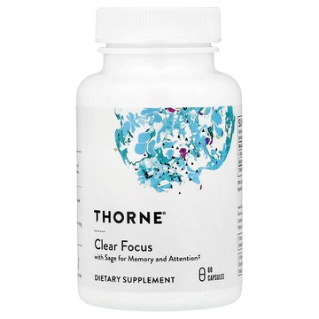 Thorne, Clear Focus, 60 Capsules