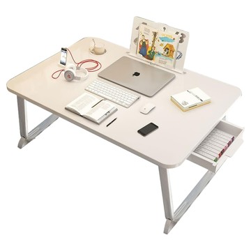 品屋 床上小桌板 卡槽+杯托+抽屜  清楓木  1組