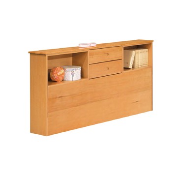 ASSARI-安堤6.4尺床邊櫃(寬191x深26x高87cm)檜木色檜木色