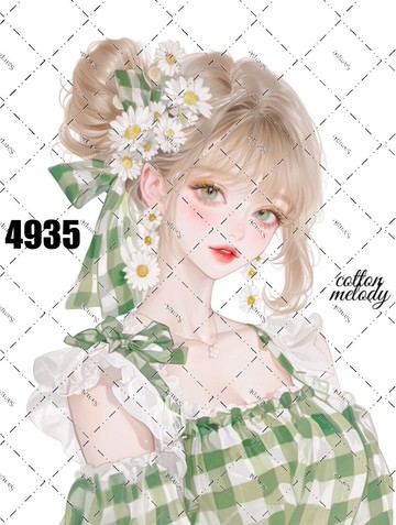 original sticker no.4935 人物貼紙 原創貼紙 原創人物貼紙 裝飾貼紙 cotton melody