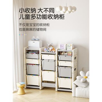兒童玩具收納架置物箱多層儲物寶寶嬰兒喂養臺整理架客廳靠墻工廠