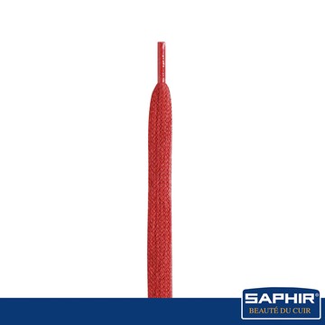 【SAPHIR莎菲爾】寬扁形10mm經典款鞋帶-150公分(7-8對孔)Wide flat black