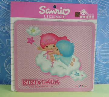 【震撼精品百貨】Little Twin Stars KiKi&LaLa 雙子星小天使~滑鼠墊_粉