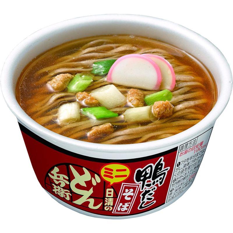 日清食品 日清のどん兵衛 鴨だしそばミニ カップ麺 46g×12個