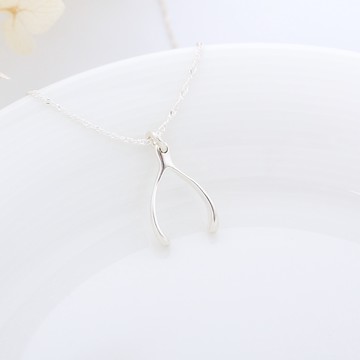 【Angel & Me】幸運 許願骨 s925 純銀 項鍊 生日 情人節禮物