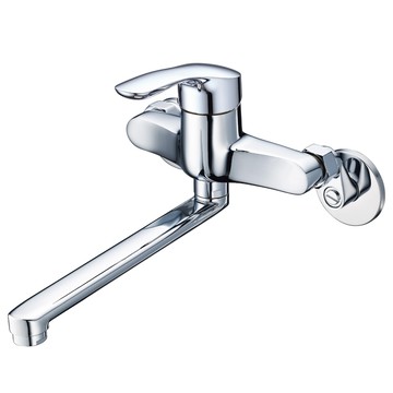 Lolat 精品銅器 無鉛壁式廚房龍頭 K1609-LF