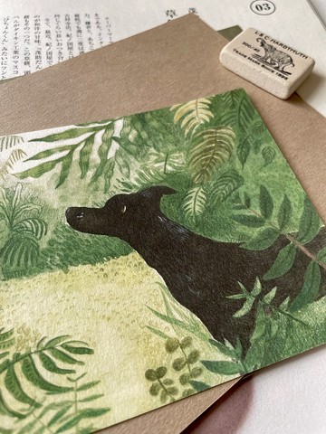 咱的山水－山與小黑畫卡