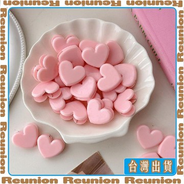 🏠臺灣出貨🏠Reunion✔食品密封口夾子亞克力愛心夾透明簡約粉色塑料學習資料文件整理夾
