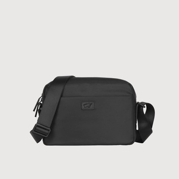 【免費升級送禮包裝】亞酷 小斜背包-黑色/BF511-TW61-BK