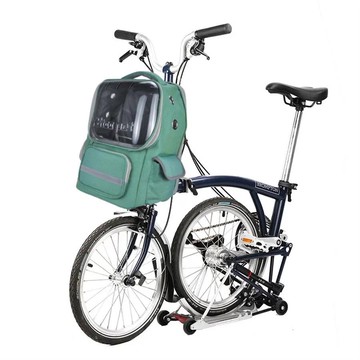 Litepro 寵物貓自行車前包透明太空艙大容量雙肩透氣背包適用於 Brompton/Dahon 包