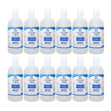 Chending 75%清潔用酒精 500ml x12瓶/箱