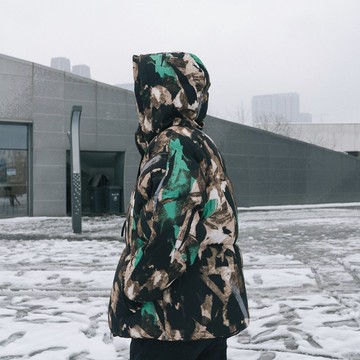 FINDSENSE品牌2018 新款 韓國  長袖  潮流上衣 兩面穿 大學生 情侶 棉衣 寬鬆 短款