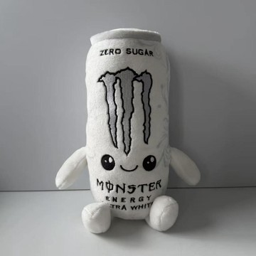臺灣出貨+免運新款0糖白色魔爪飲料仿真易拉罐玩偶創意毛絨公仔擺件送朋友禮物