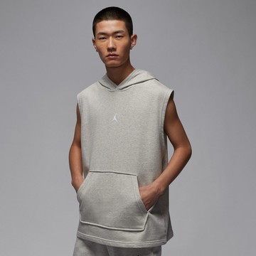 NIKE AS M J DF SPRT CSVR FLC SL PO 男短袖連帽套衫 灰-HF9939050