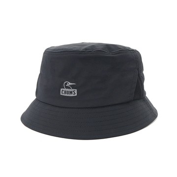 【CHUMS】Airtrail Stretch Hat休閒帽(防潑水) 黑色-CH051359K001