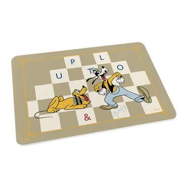 【Disney 迪士尼】珪藻土吸水地墊-米奇家族 花邊高飛布魯托 （60*39*0.9cm）_廠商直送