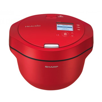 【SHARP夏普】HEALSIO 2.4L 智慧攪拌零水鍋(蕃茄紅) KN-V24AT-R