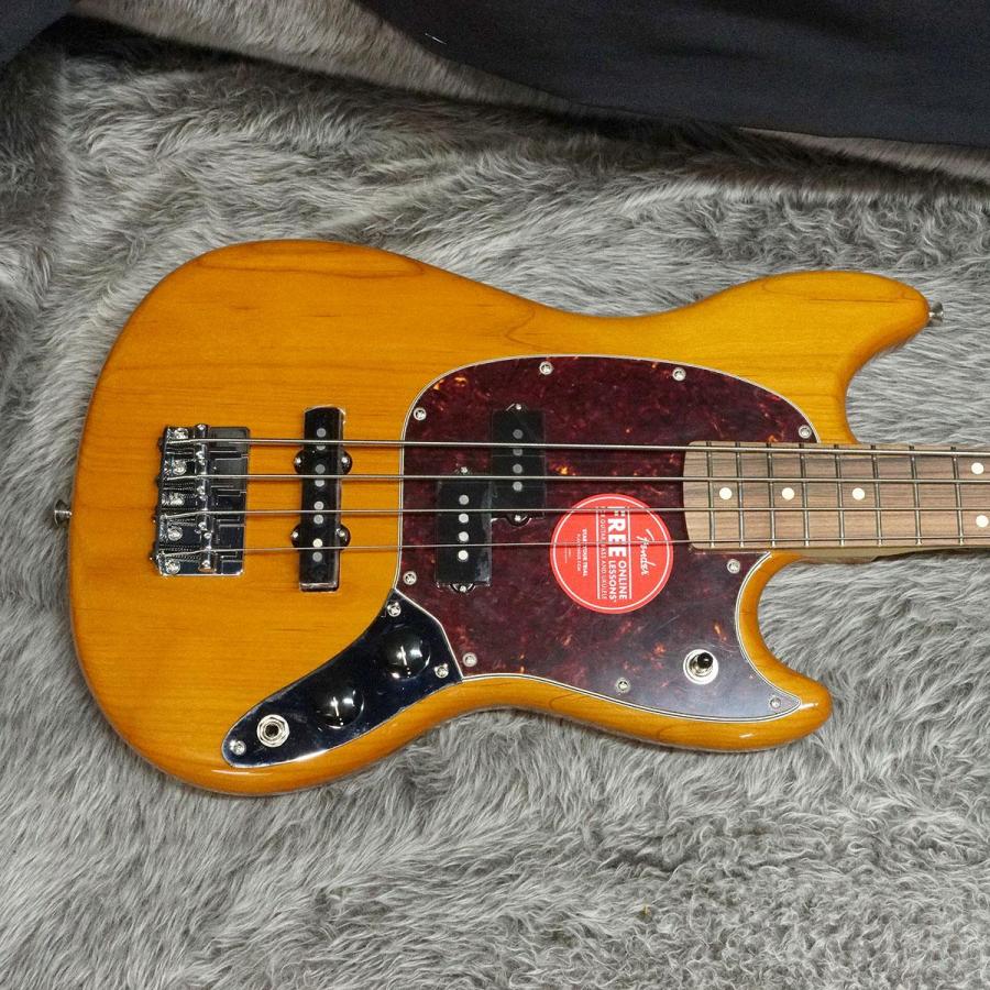 Fender Player Mustang Bass PJ PF Aged Natural