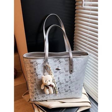 韓版簡約休閑大容量包包女新款2025時尚百搭托特包上班通勤單肩包