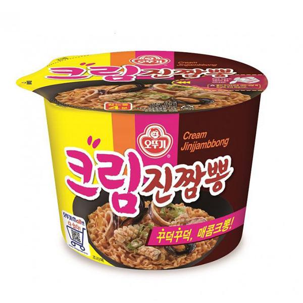 「オットギ」 クリーム ジンチャンポン カップ麺(大盛カップ)   105g チャンポン カップラーメン