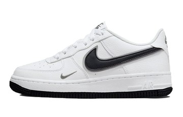 GS NIKE AIR FORCE 1 LOW WHITE BLACK