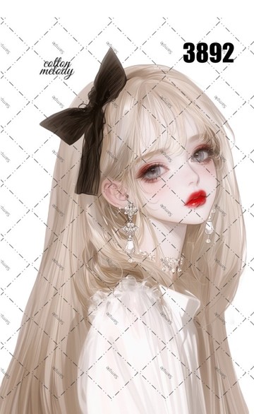 original sticker no.3892 人物貼紙 原創貼紙 原創人物貼紙 裝飾貼紙 cotton melody