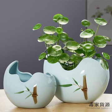 陶瓷花盆水仙花室內綠植物水培盆景家居創意蓮盆 毒家貨源 Yahoo奇摩超級商城 Line購物