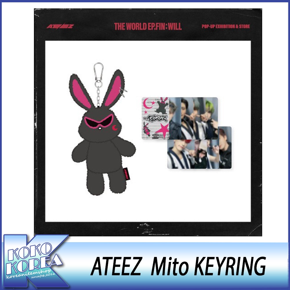 [予約] ATEEZ キーリング 公式グッズ [THE WORLD WILL] OFFICIAL MERCH