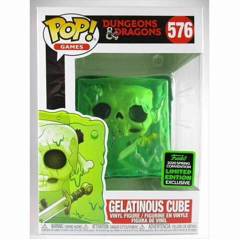 FUNKO - FUNKO POP! ダンジョンズ&amp;ドラゴンズ　ゼラチナス・キューブ　ブルー限定 Amazon.com: Funko Gelatinous Cube 3.8-in Vinyl Figure