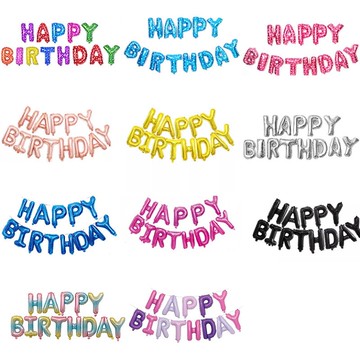 【巨路生活】氣球 DIY佈置 歡樂節慶 生日快樂氣球 字母鋁膜氣球 生日派對氣球